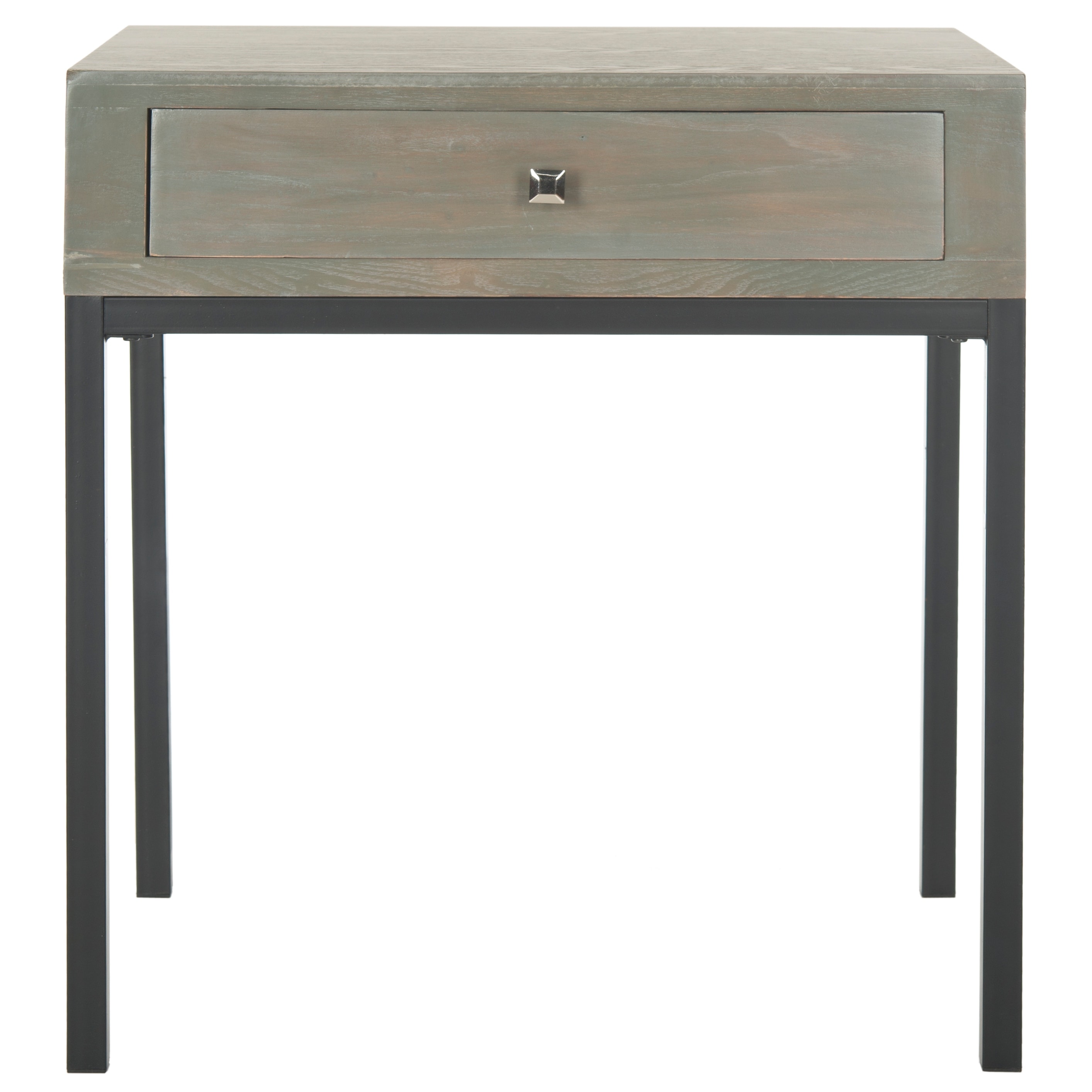 SAFAVIEH Adena Ash Grey End Table - 24