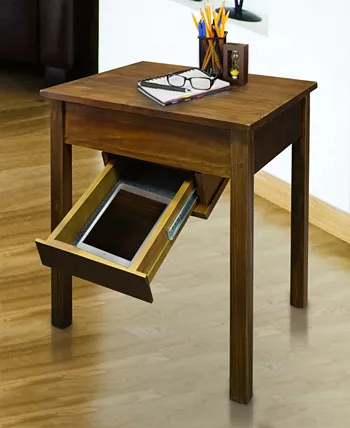 Yu Shan Kennedy End Table with Concealed Drawer Concealment Furniture