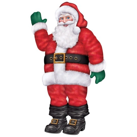 S S Worldwide Jointed Santa