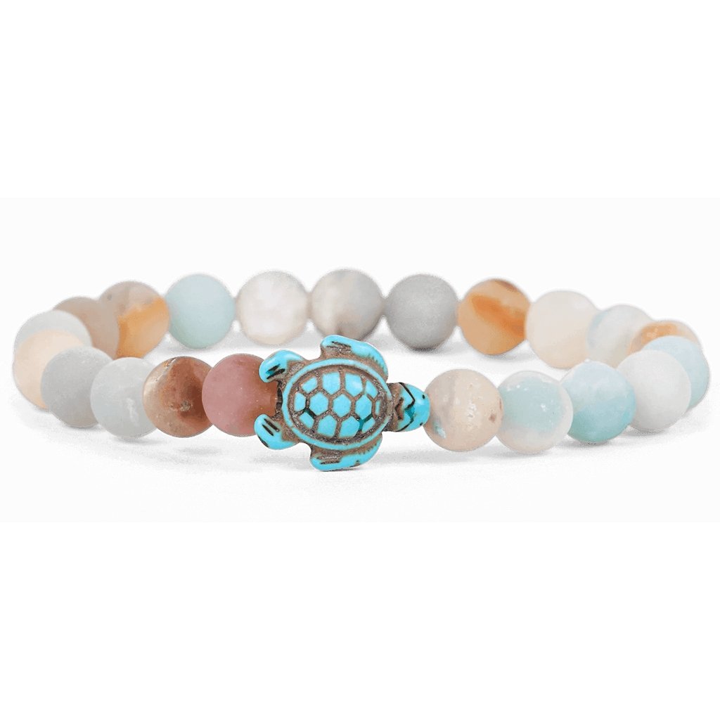 Fahlo  The Journey Bracelet in Sky Stone- Sea Turtle-Tracking Bracelet