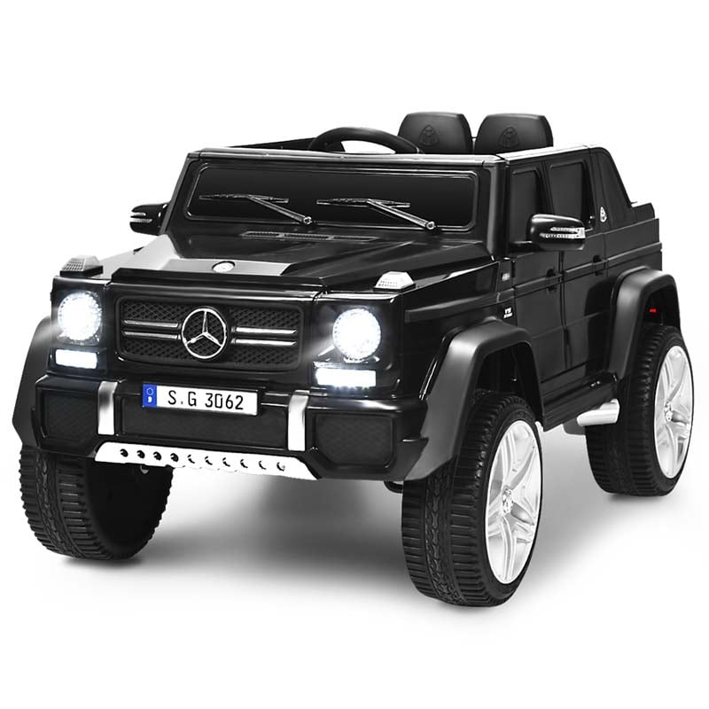 12V Mercedes-Benz G650-S Licensed Kids Ride-On Car, Electric Riding Toy Truck with Remote & Spring Suspension