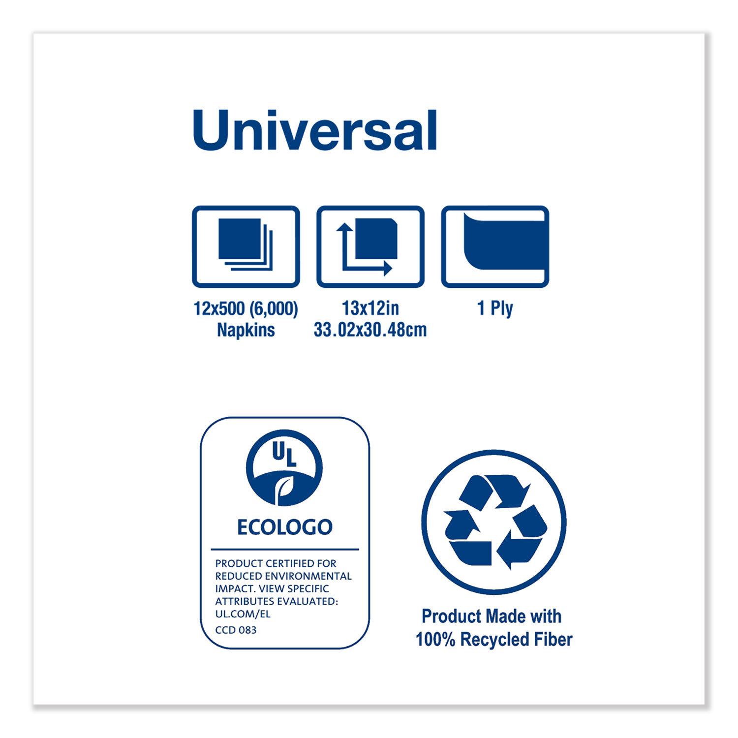 Universal Masterfold Dispenser Napkins by Torkandreg; TRKD780