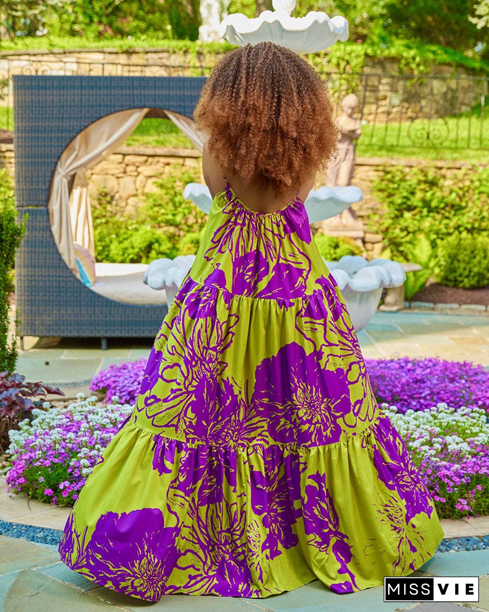 Floral Tiered Dress