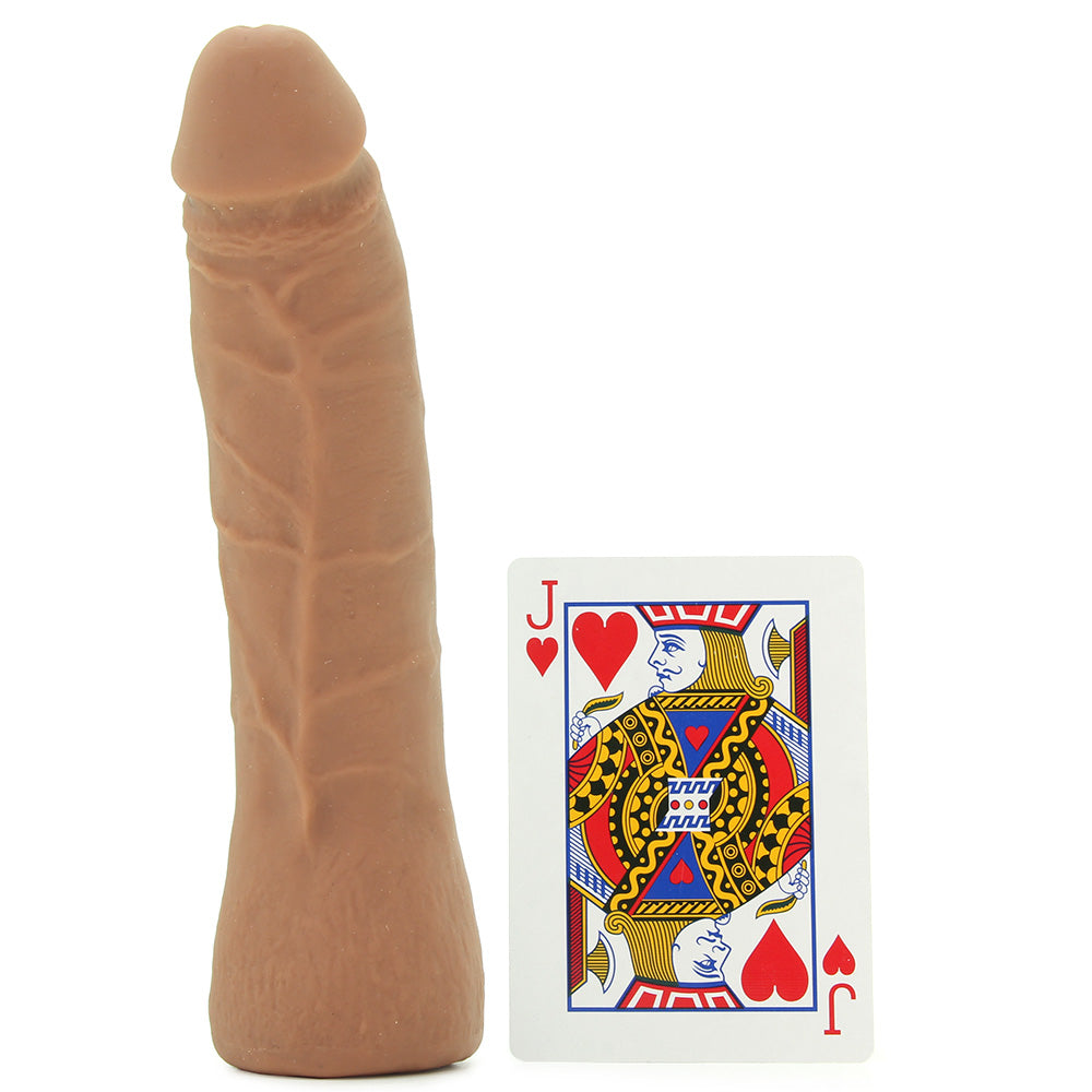 7 Inch Thin ULTRASKYN Vac-U-Lock Dildo in Brown