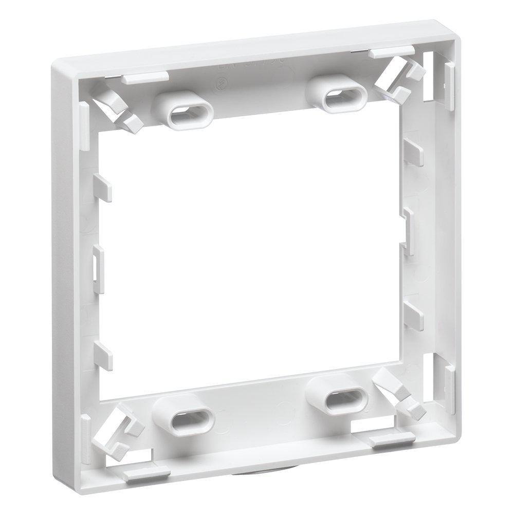 Leviton Multimedia Outlet System (MOS) Fiber Storage-Spacer Ring White 41290-DRW