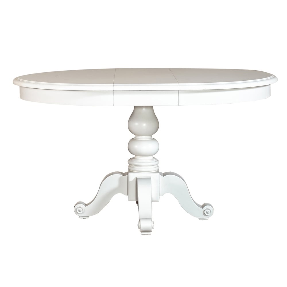 Summer House Oyster White Round Pedestal Table