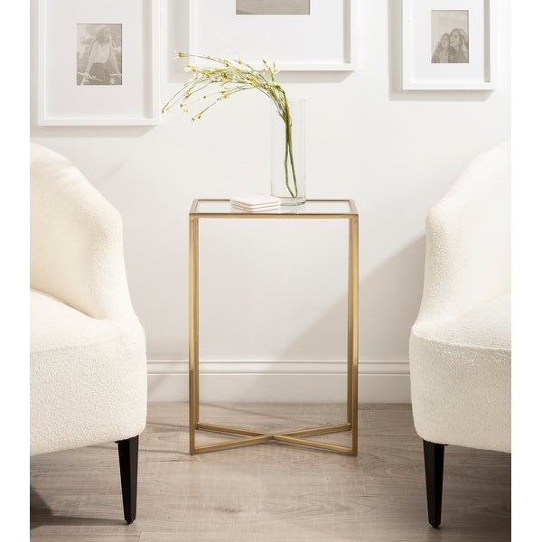 Kate and Laurel Jaspur Decorative Metal End Table