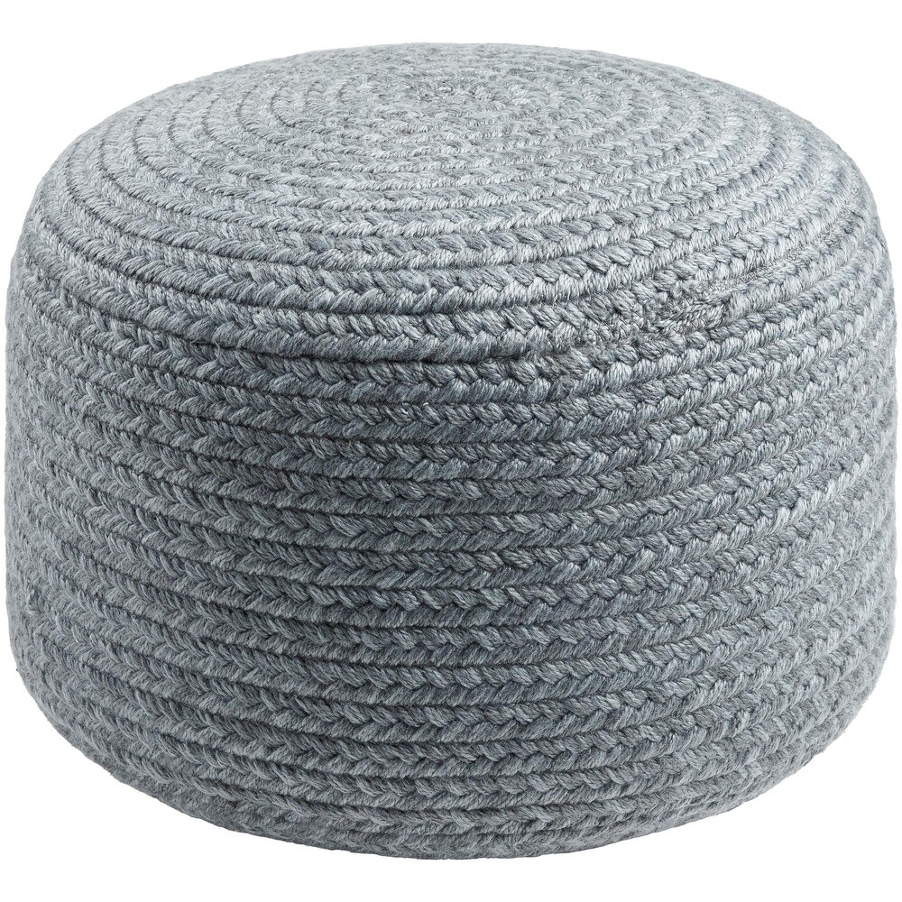 Artistic Weavers Entwined Modern   Contemporary Solid Color Pouf