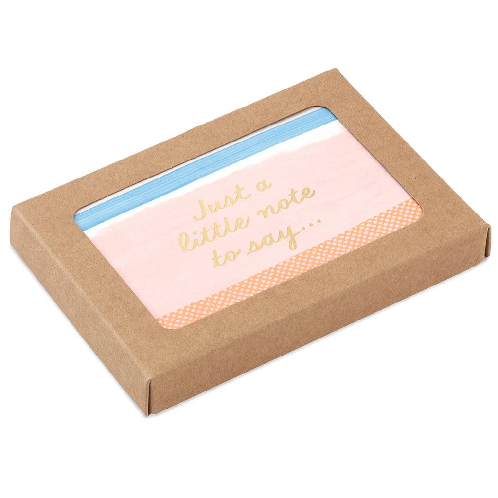 Hallmark  Just a Little Note Blank Note Cards, Box of 10