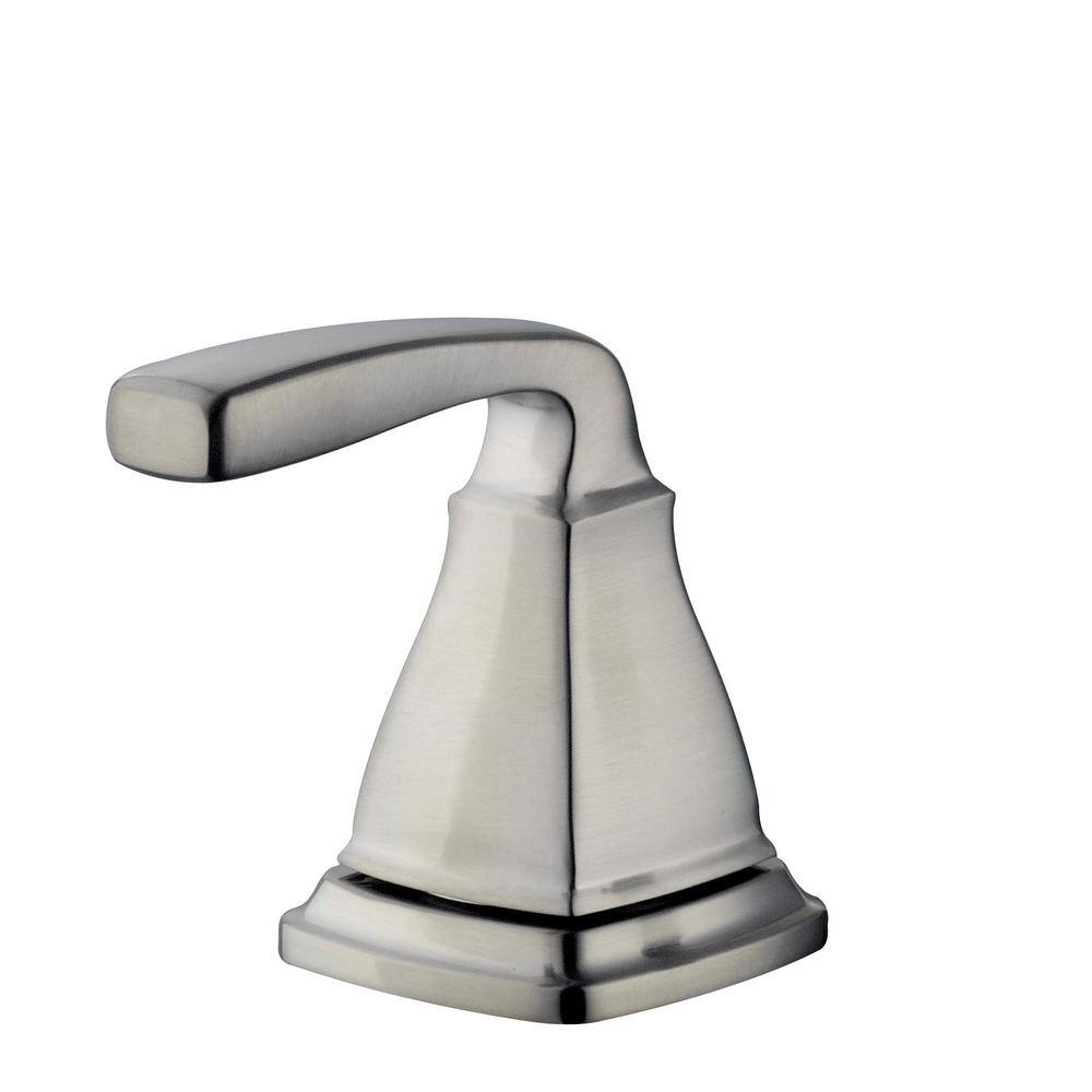 Glacier Bay Mason 2-Handle Deck-Mount Roman Tub Faucet in Brushed Nickel 67416-3C04