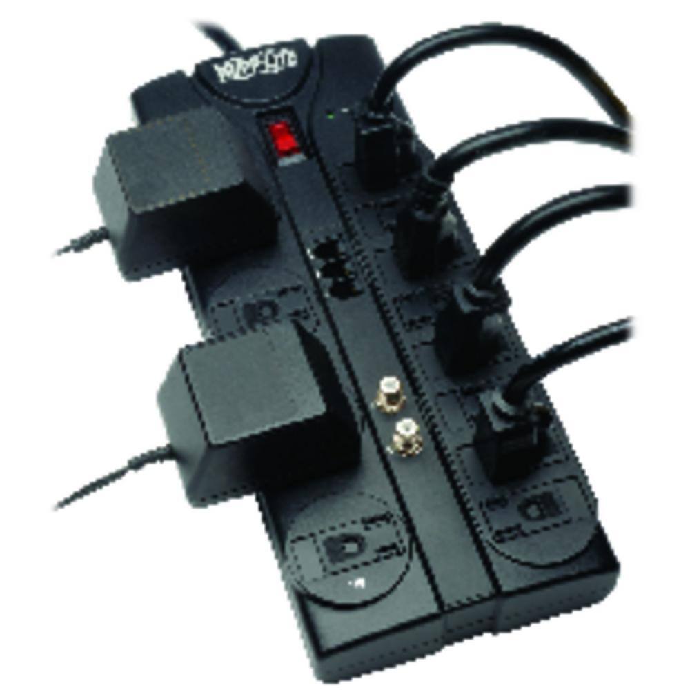 Tripp Lite 12-Outlet Surge Protector TLP1208TELTV