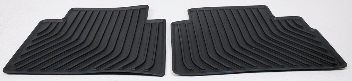 K0F13-AC000 OEM Black 4-Piece All Weather Rubber Floor Mat Set For Kia Soul