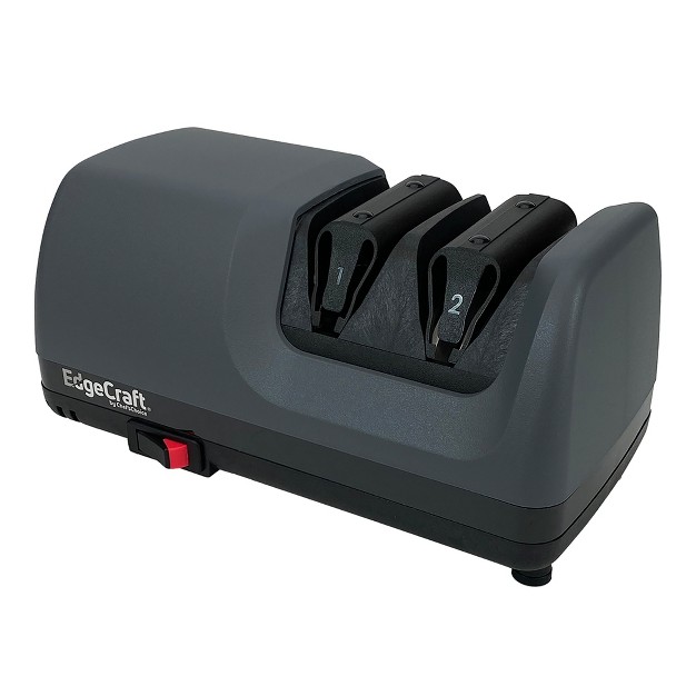 Edgecraft Model E317 Professional Electric Knife Sharpener 2 stage 20 degree Dizor In Gray she317gy11