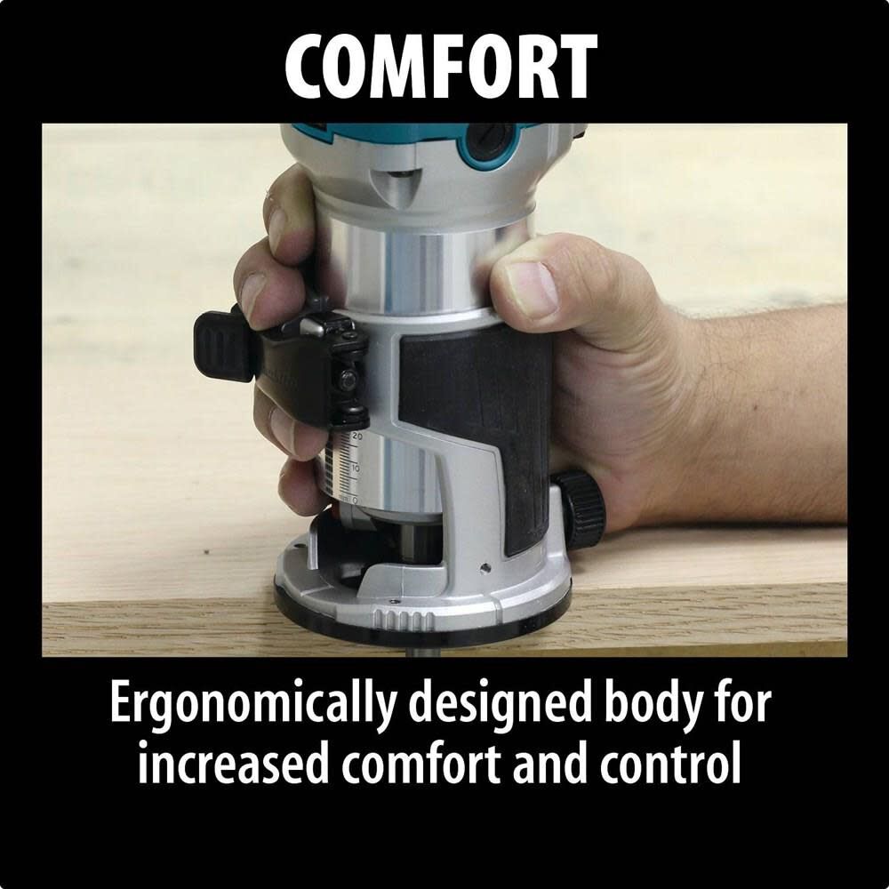 Makita 1-1/4 HP Compact Router Kit RT0701CX7 from Makita