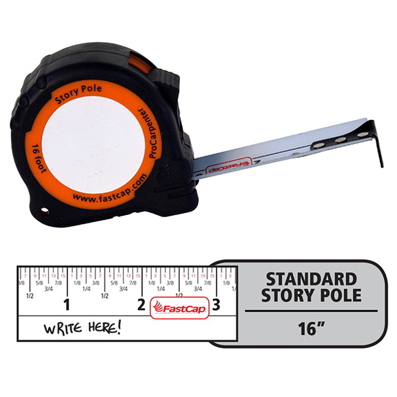 FastCap Tape Measure 16' Story Pole