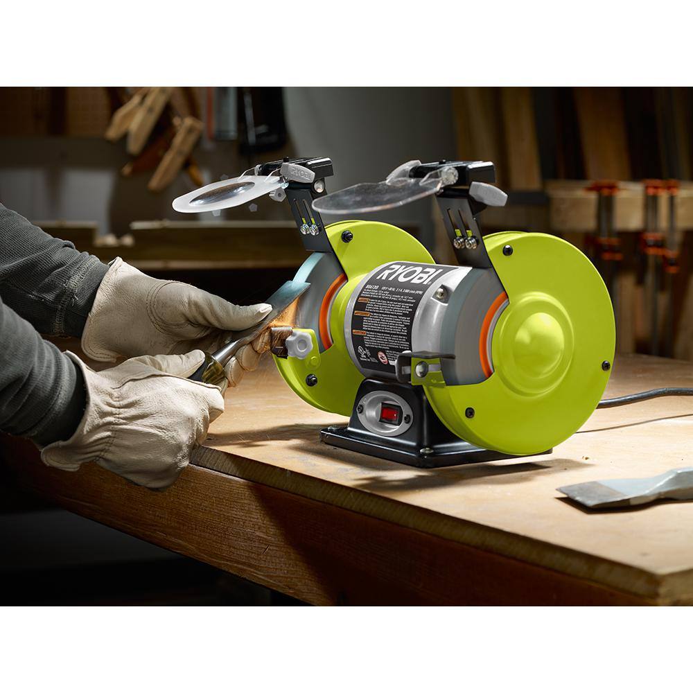 RYOBI 2.1 Amp 6” Grinder with LED lights BG612G