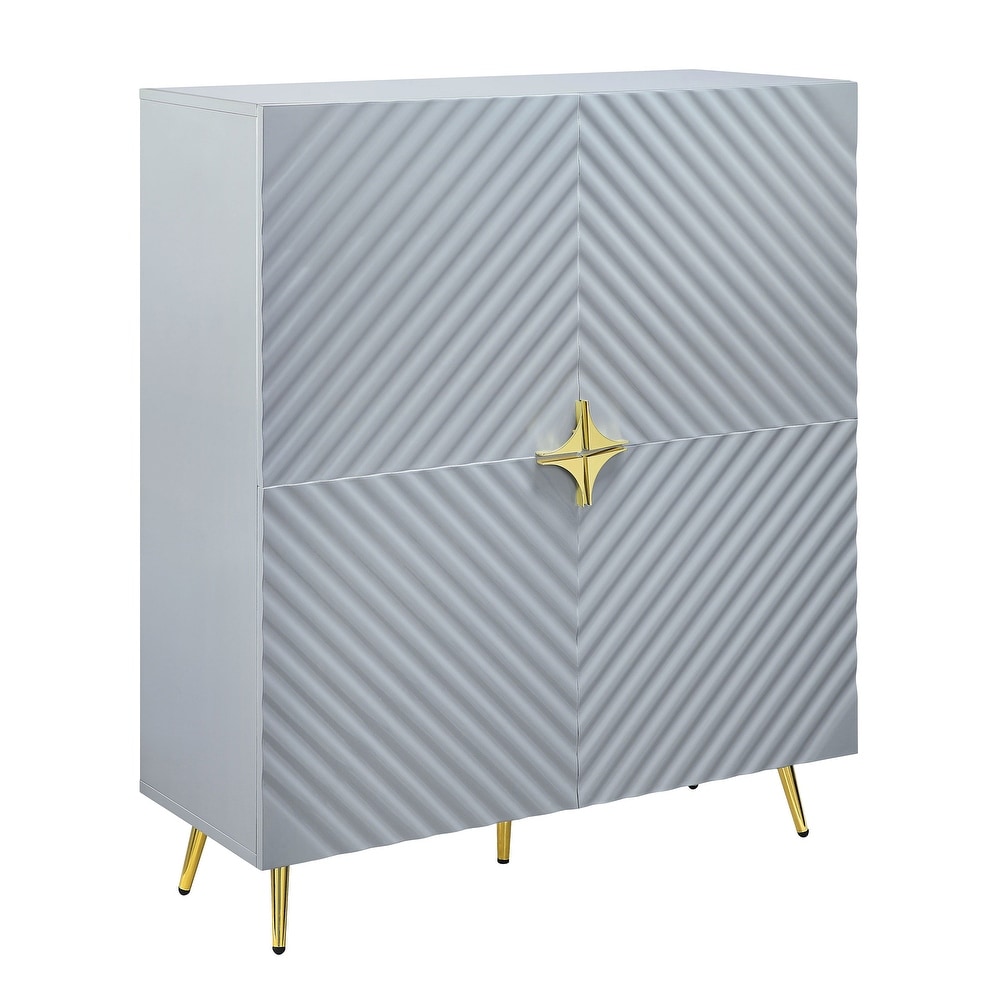 Kylie Accent Cabinet with Metal Leg