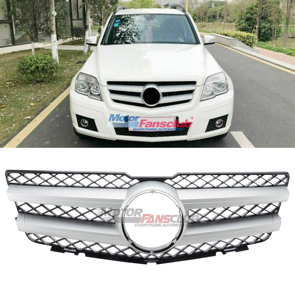 MotorFansClub Fit for Compatible with Mercedes Benz GLK/ X204 Front Hood Bumper Grille GLK350 2010 2011 2012 Grill