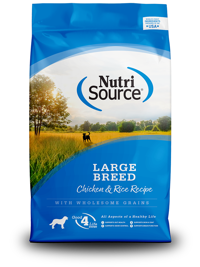 NutriSource Large Breed Chicken and Rice Recipe Grain Inclusive Dry Dog