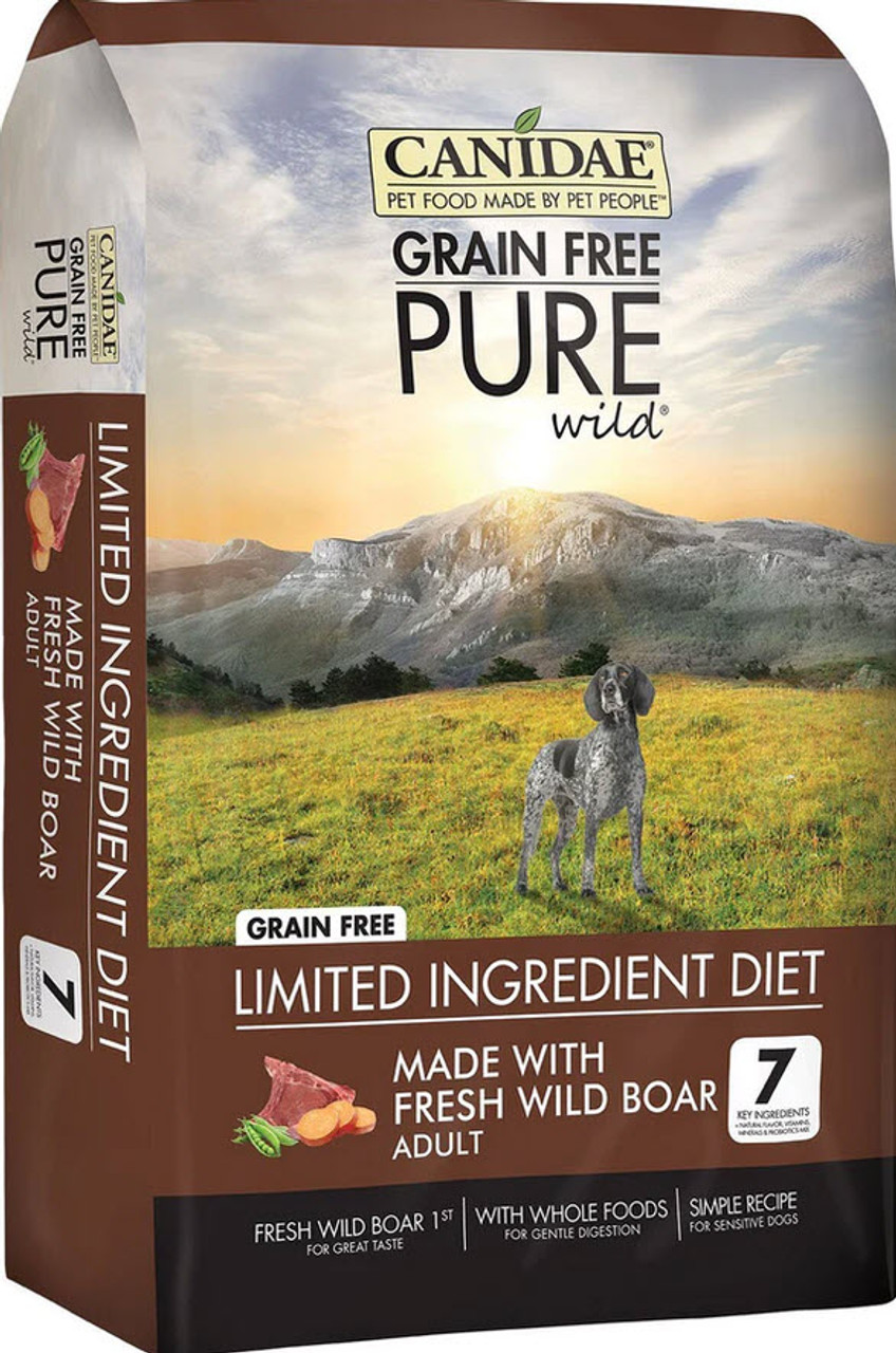 Canidae Pure Grain Free Wild Boar and Garbanzo Bean Recipe Dry Dog Food