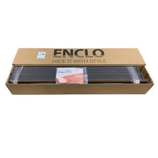 Enclo Privacy Screens Lincoln 3.5 ft x 3.6 ft. Charcoal Vinyl Screen Kit (2-Pack) EC18002