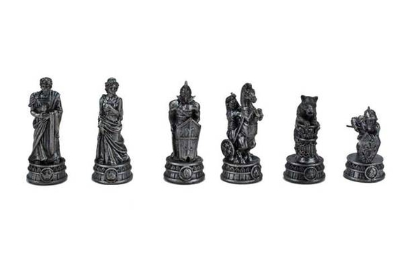 CHH 2127D Roman Gladiators 3D Chess Set