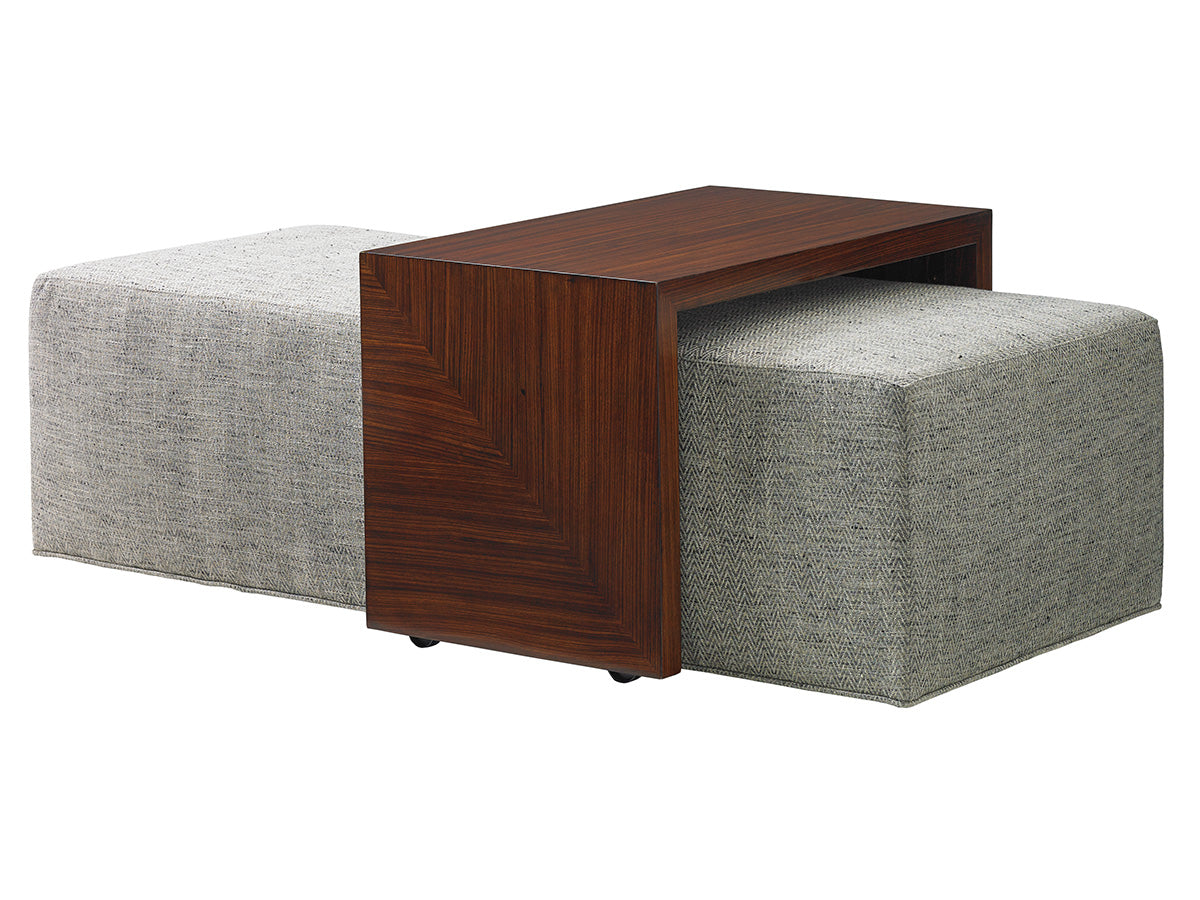 Broadway Cocktail Ottoman W/Slide