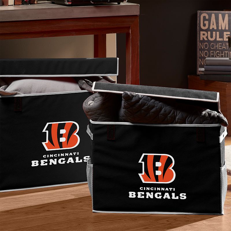 Franklin Sports Cincinnati Bengals Small Collapsible Footlocker Storage Bin