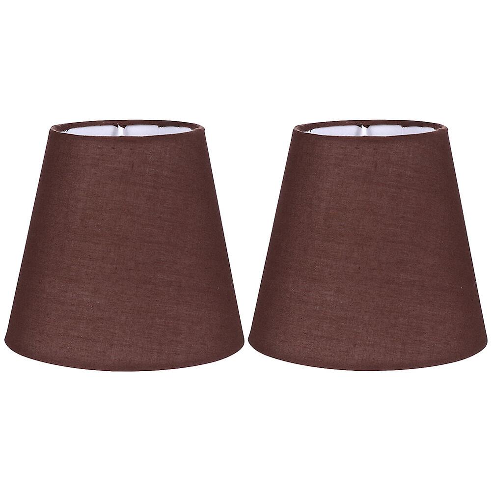 2pcs Rustic Lampshade Table Lamp Cover Replacement Chandelier Floor Light Lamp Shade