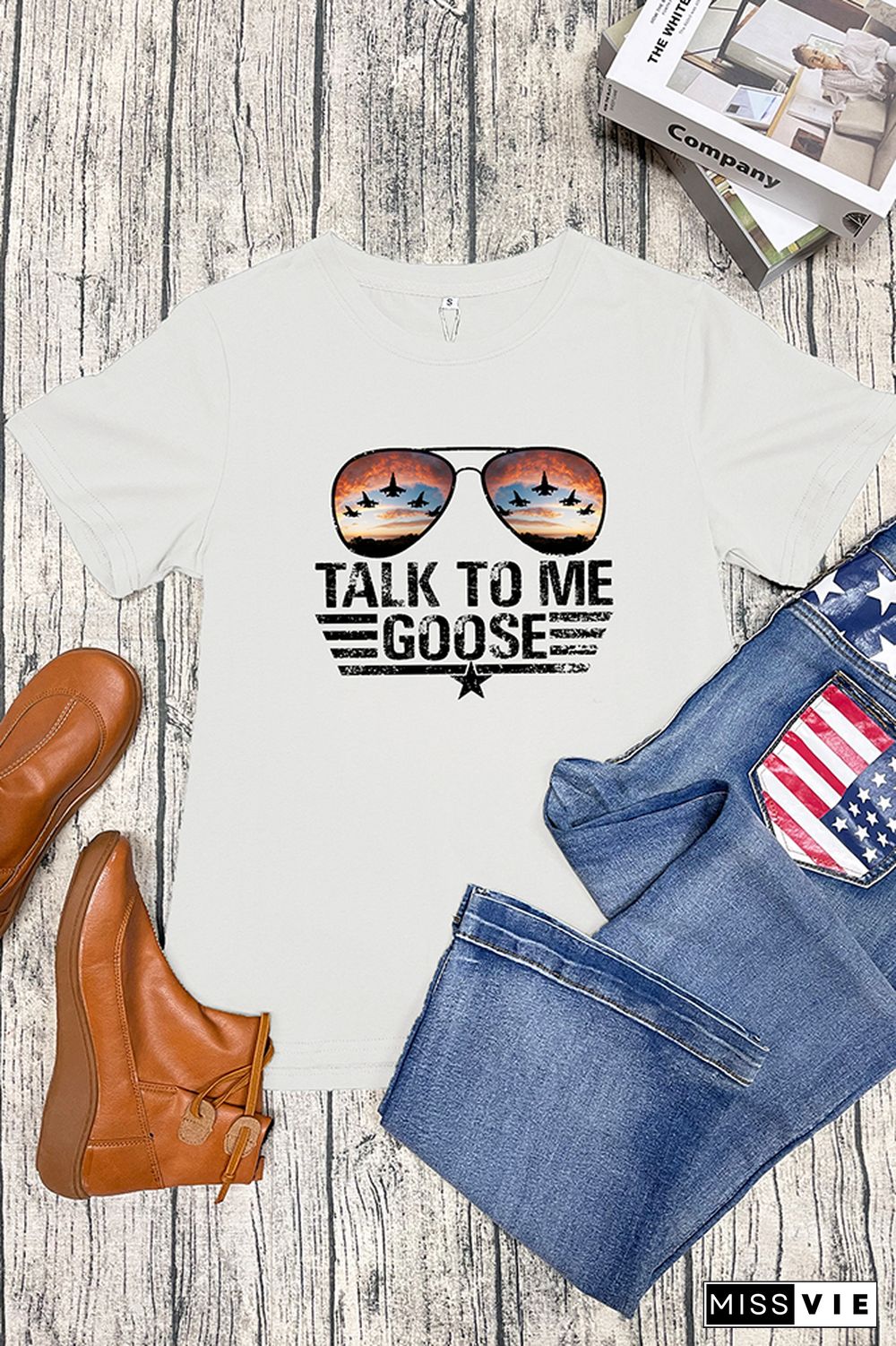 Talk To Me Goose Graphic T-Shirt Wholesale