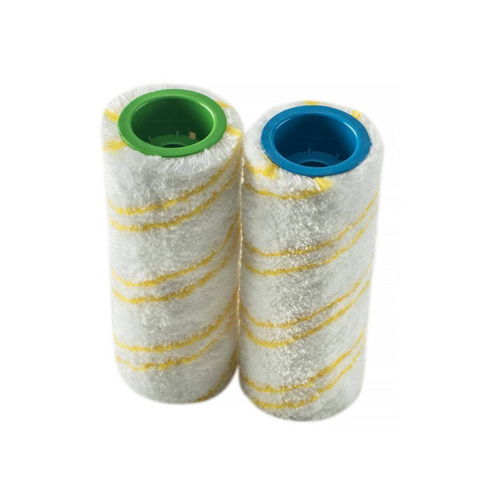 Karcher FC Floor Cleaner Microfiber Multi-Surface Replacement Roller - 2-Pack Yellow 2.055-006.0