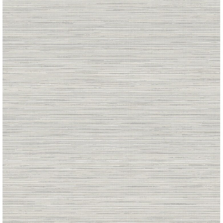 Grey Crossweave Peel   Stick String Wallpaper   216in x 20.5in x 0.025in