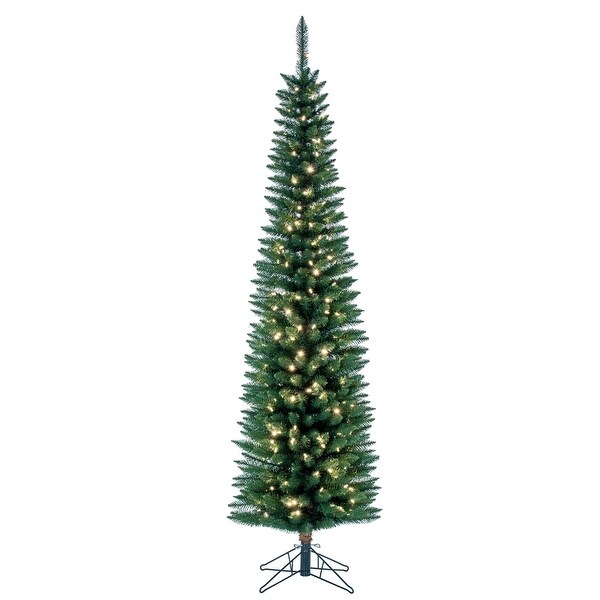 7.5' x 23 Durham Pole Pine Tree with 250 Warm White LED Lights