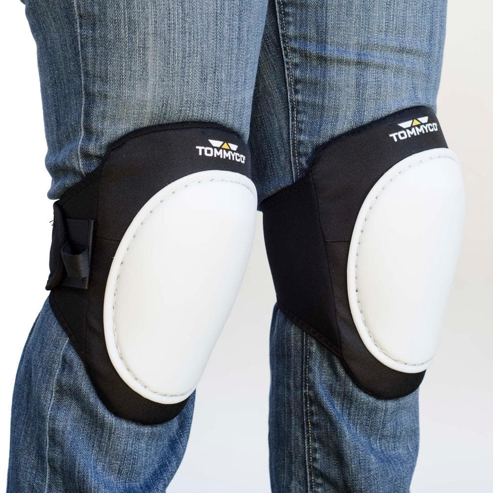 Tommyco T-Foam White Cap Hard Terrain Kneepads 40190