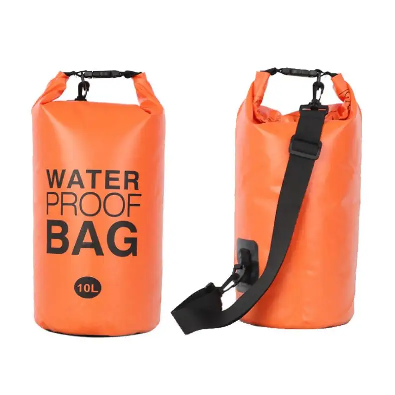 10L Floating PVC Tarpaulin Duffle Ocean Pack Waterproof Backpack Dry Bag for Hiking Swimming Boating