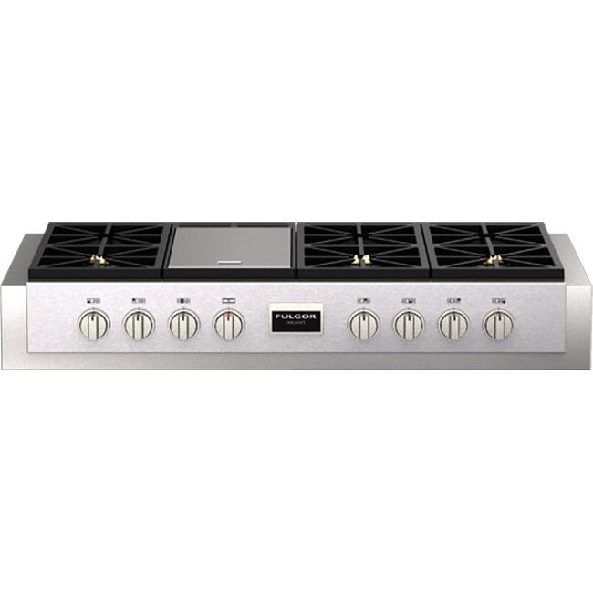 Fulgor Milano 48-inch Built-in Rangetop with Griddle F6GRT486GS1