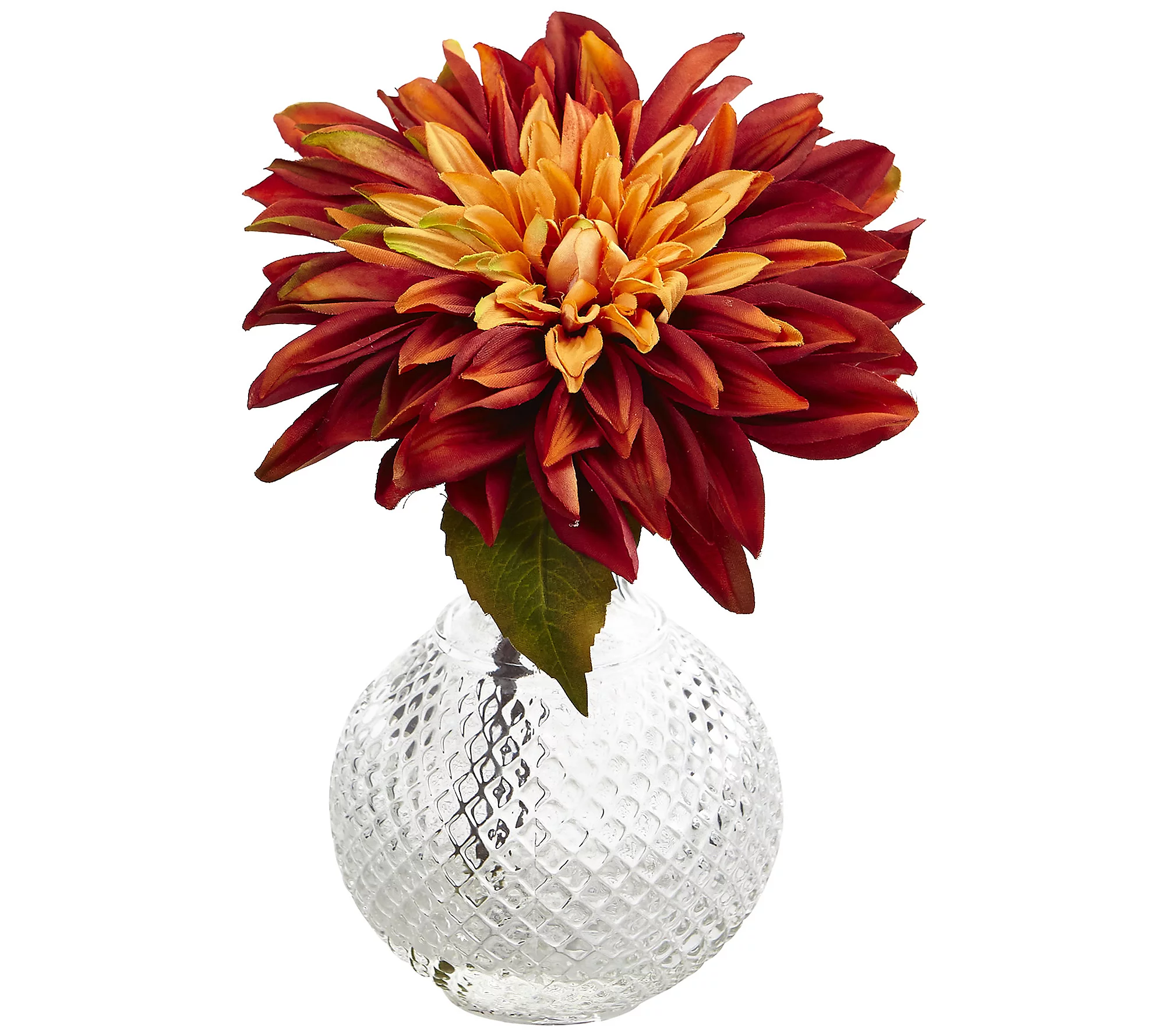 Dahlia with Decorative Vase Set of 3 by NearlyNatural