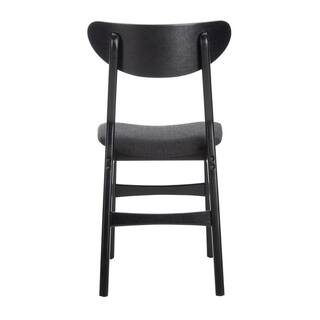 SAFAVIEH Lucca Black Dining Chair DCH1001J-SET2