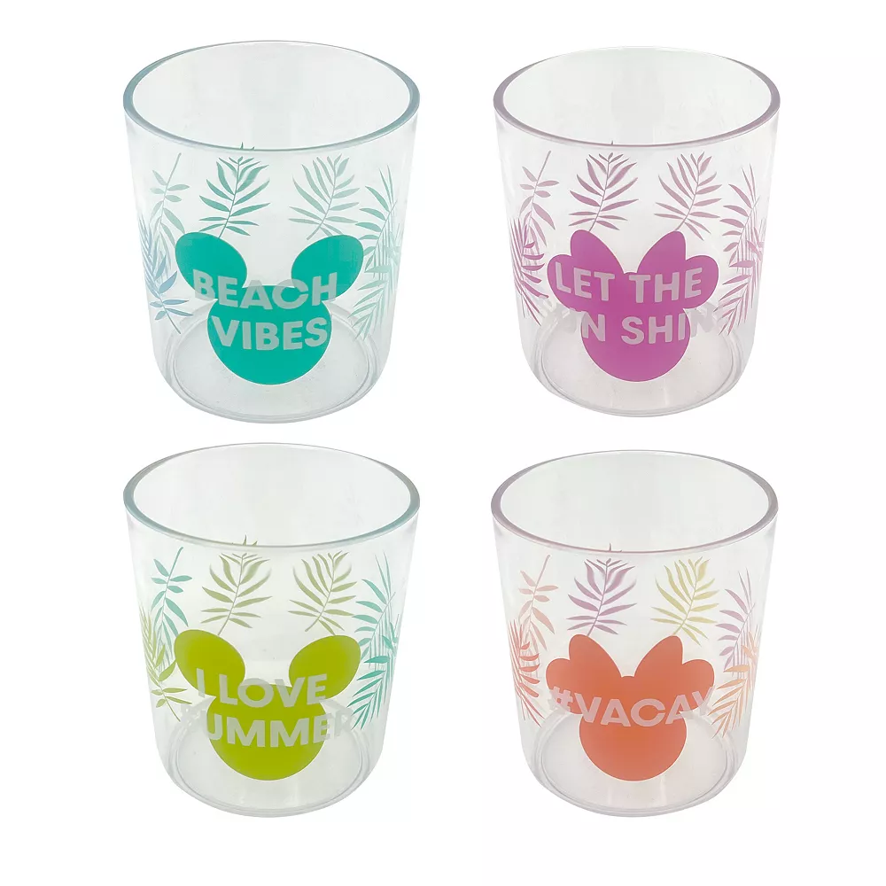 Disney's Mickey and Minnie Mouse Celebrate Together? Summer 4-pc. Tumbler Set