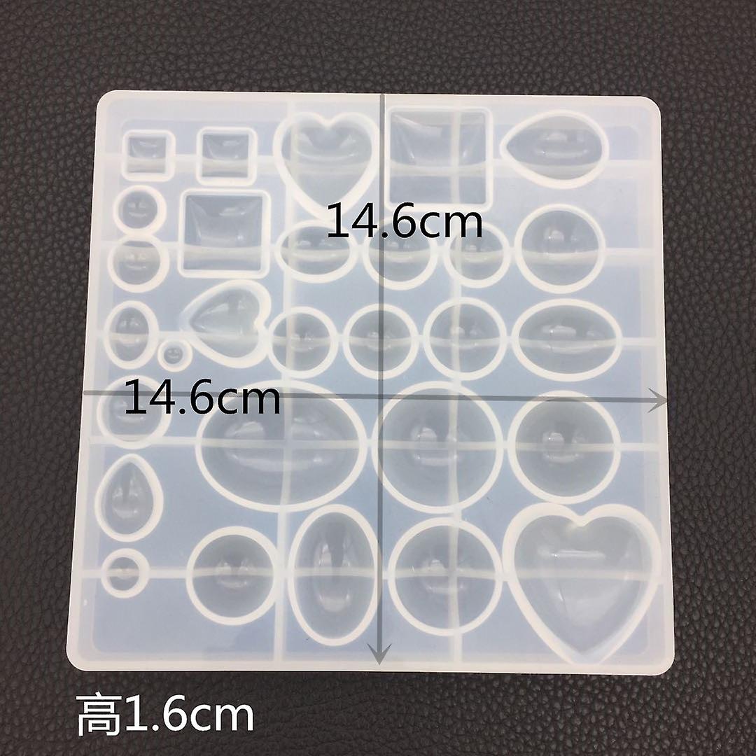 Small Time Gem Shape Epoxy Mould - 2pcs