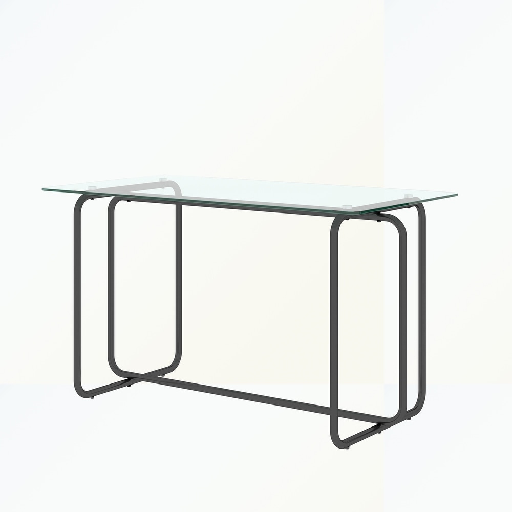 Rectangle Dining Table with Metal Frame