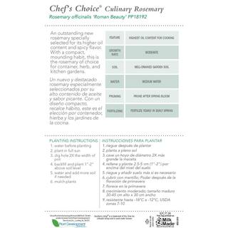 SOUTHERN LIVING 1.5 Gal. Chef's Choice Rosemary - Live Potted Herb Plants 74542
