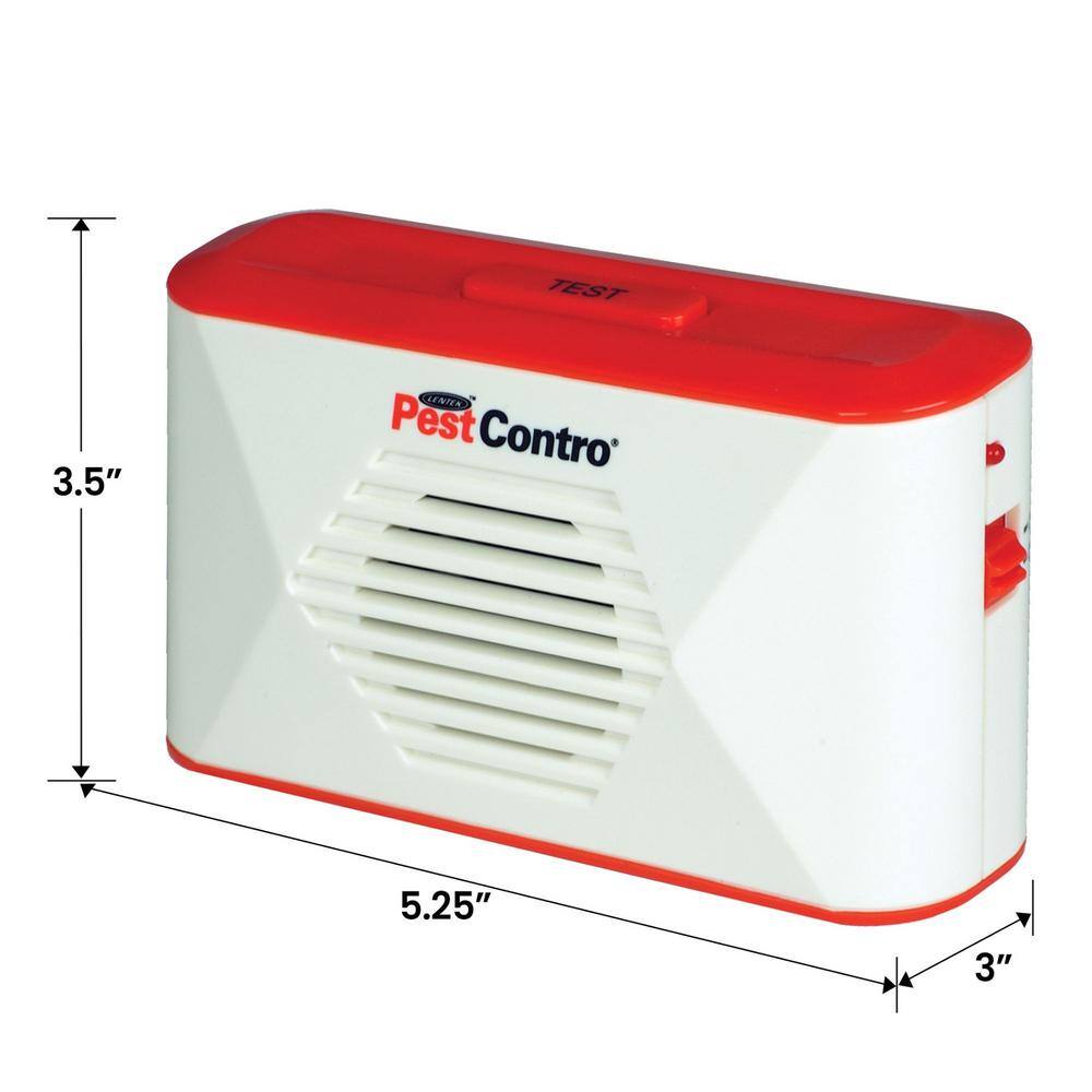 PestContro Portable Ultrasonic Rodent Repeller Cordless Non-Lethal Pest Control Dual Frequency PR23