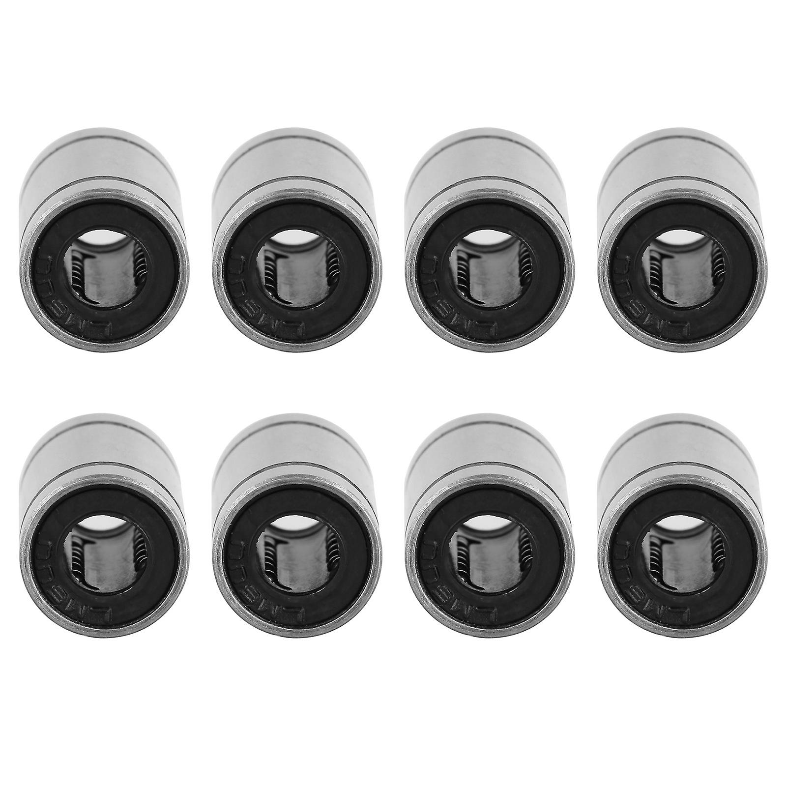 8pcs Lm6uu 6mm Linear Motion Ball Bearing Bushing For 3d Printer Cnc Parts