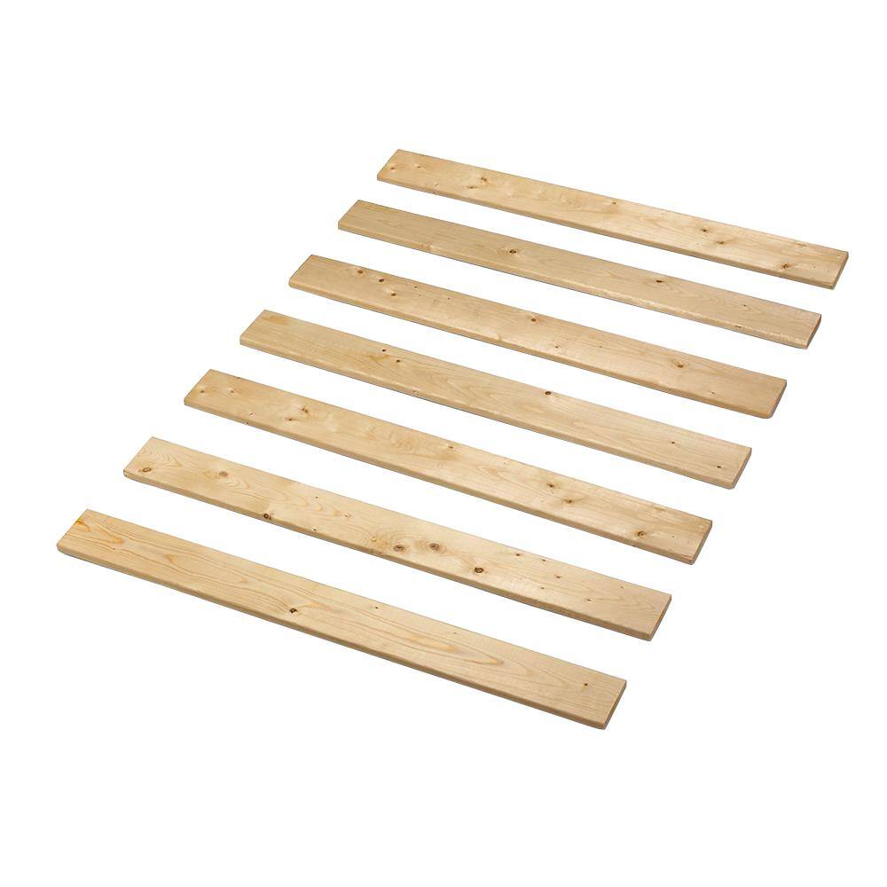 1 in. x 4 in. x 4.5 ft. Pine Full Bed Slat Board (7-Pack) 231574