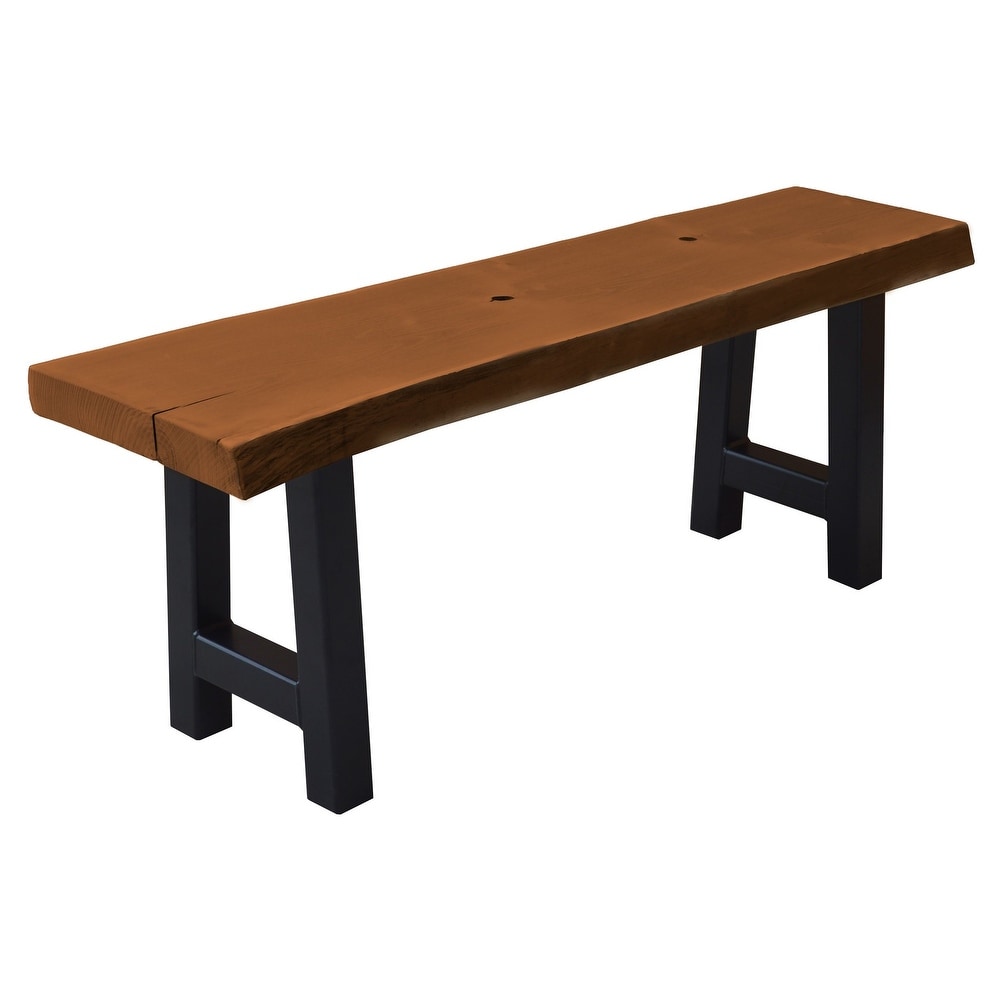 Live Edge Locust Wood Ridgemont Bench