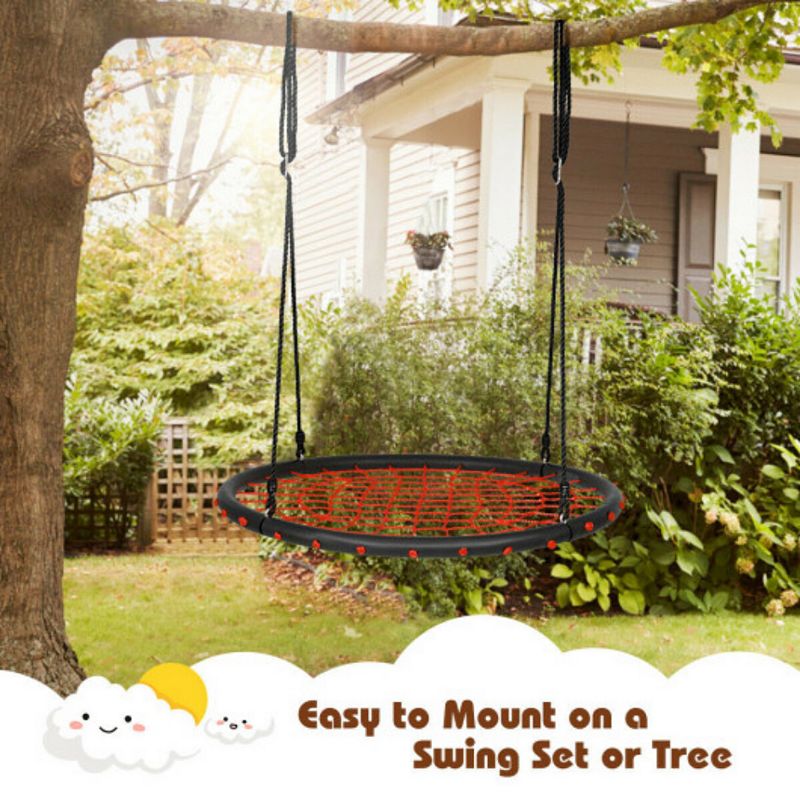 40'' Spider Web Tree Swing Set