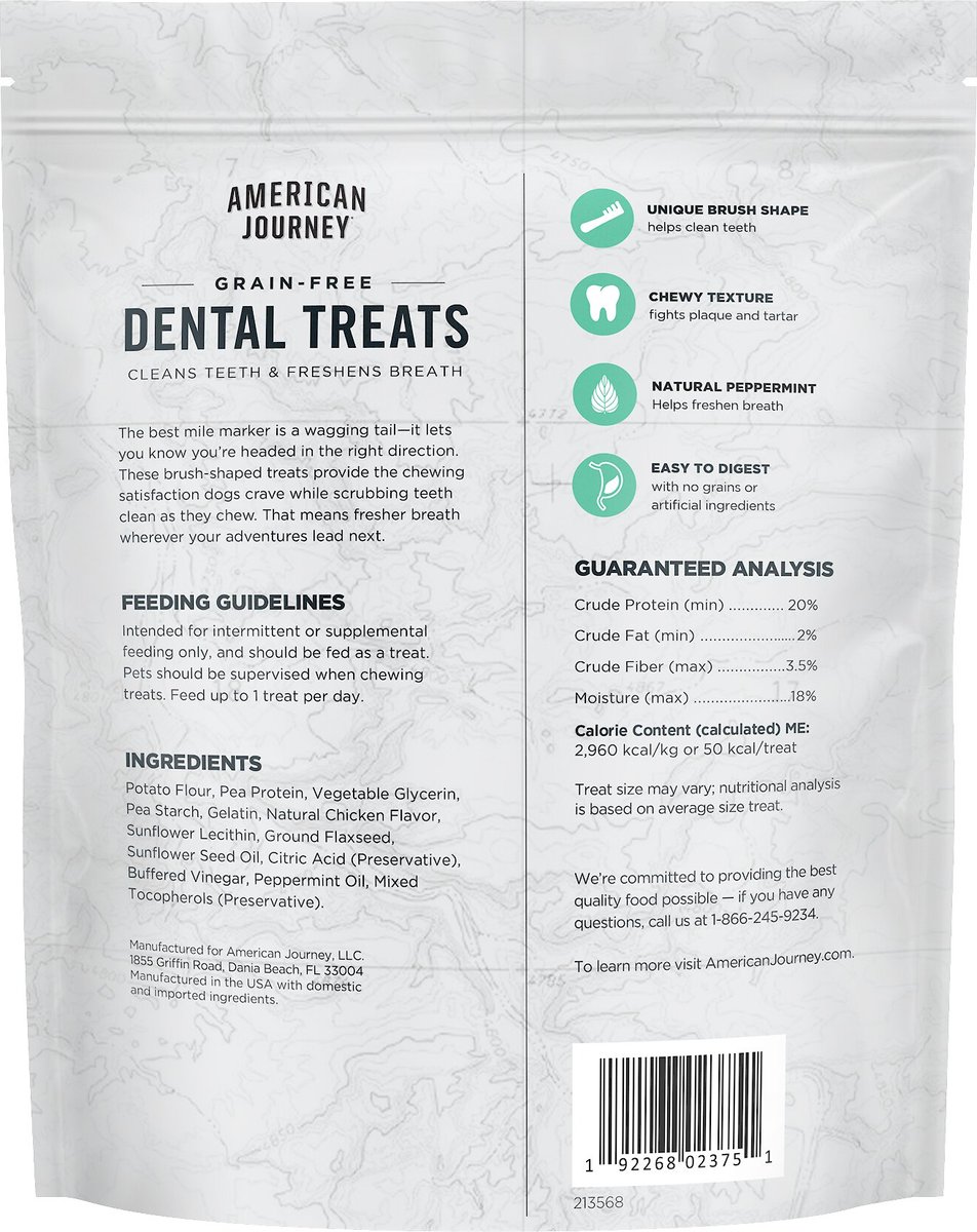 American Journey Small Grain-Free Fresh Dental Dog Treats