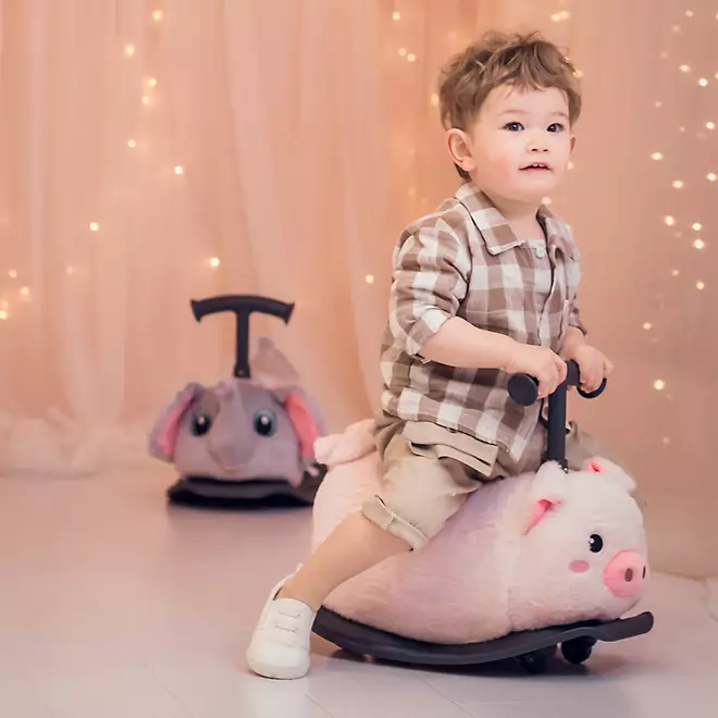 Yvolution Toddlers' My Buddy Wheels Pig Ride-On Toy