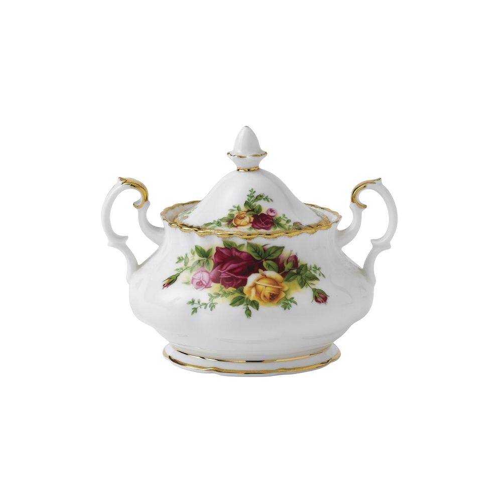 ROYAL ALBERT Old Country Roses 3-Piece Set (Teapot Sugar and Creamer) IOLCOR13153